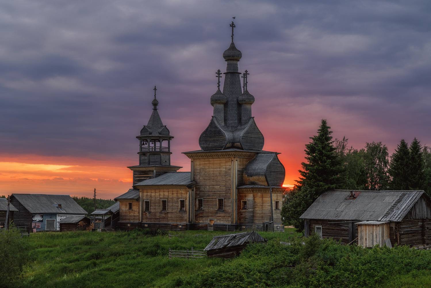 кимжа, север, закат, белые ночи, Морозов Сергей