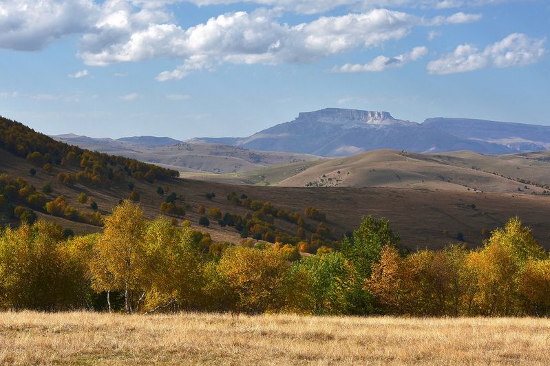 северное приэльбрусье, урочище аурсентх, кабардино-балкария Осенний Аурсентх фото превью