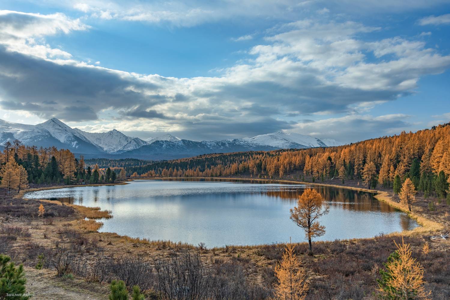 алтай, горный алтай, озеро киделю, природа, осень, золотая осень, улаганский перевал, Vasilyev Andrey