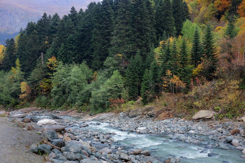Осень в Домбае фото превью