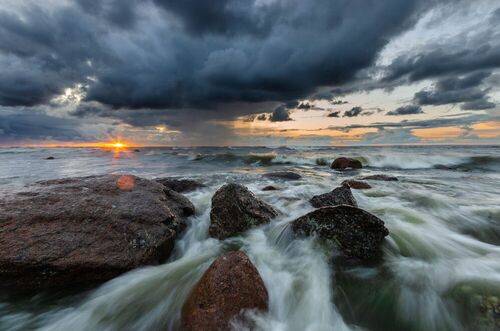 Непогода на финском заливе