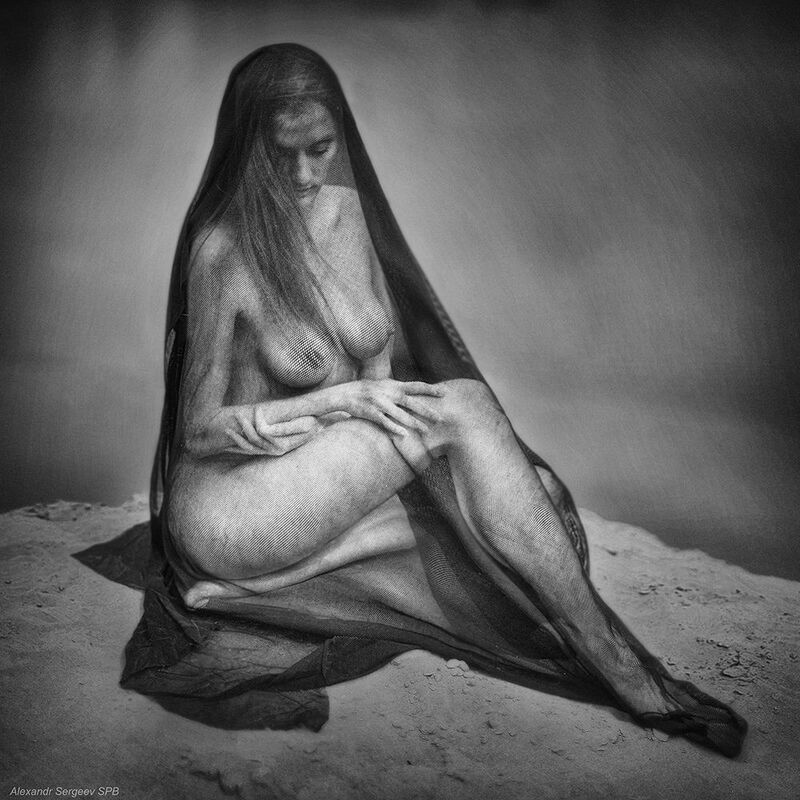 девушка,арт,мистика Скорбь фото превью