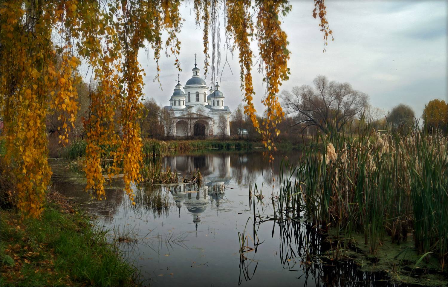 село новый усад нижегородская осень октябрь, Чумаков Александр