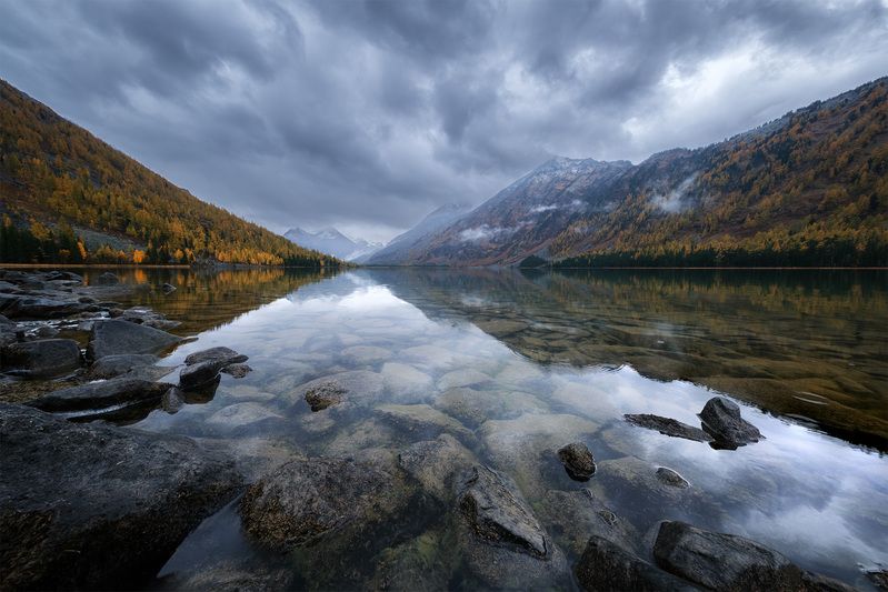 Мультинские озера, вид с водопада Шумы фото превью