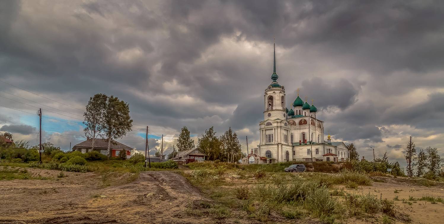 сольвычегодск, строгонов, собор, берег, благовещенский собор, горд, Анкудинов Леонид