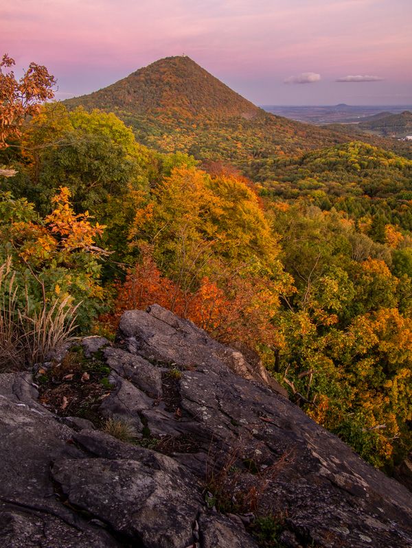 milesovka,central bohemian uplands,czechia,landscape,sunset Queen of the Central Bohemian Uplands фото превью