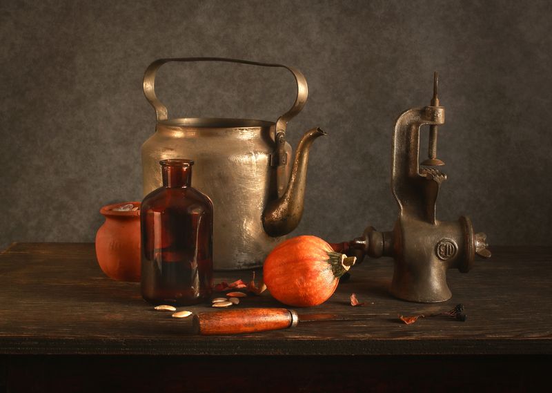 натюрморт, фотонатюрморт, still life, stillifefoto, осень, тыква, мясорубка, наталья_казанцева Маленькая фото превью
