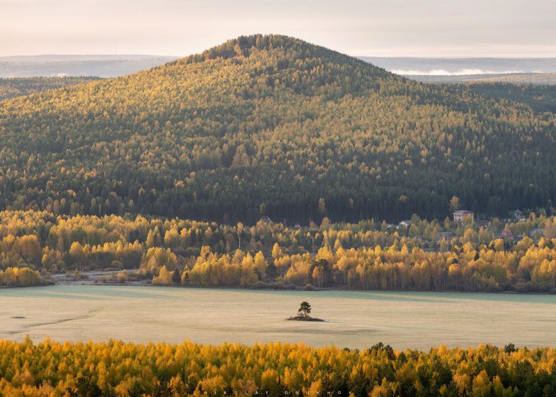 Осеннее утро фото превью