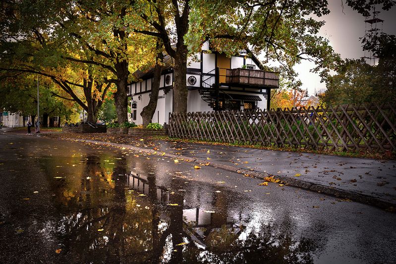 нарва осень октябрь улица лаврецова Осень в Нарве фото превью