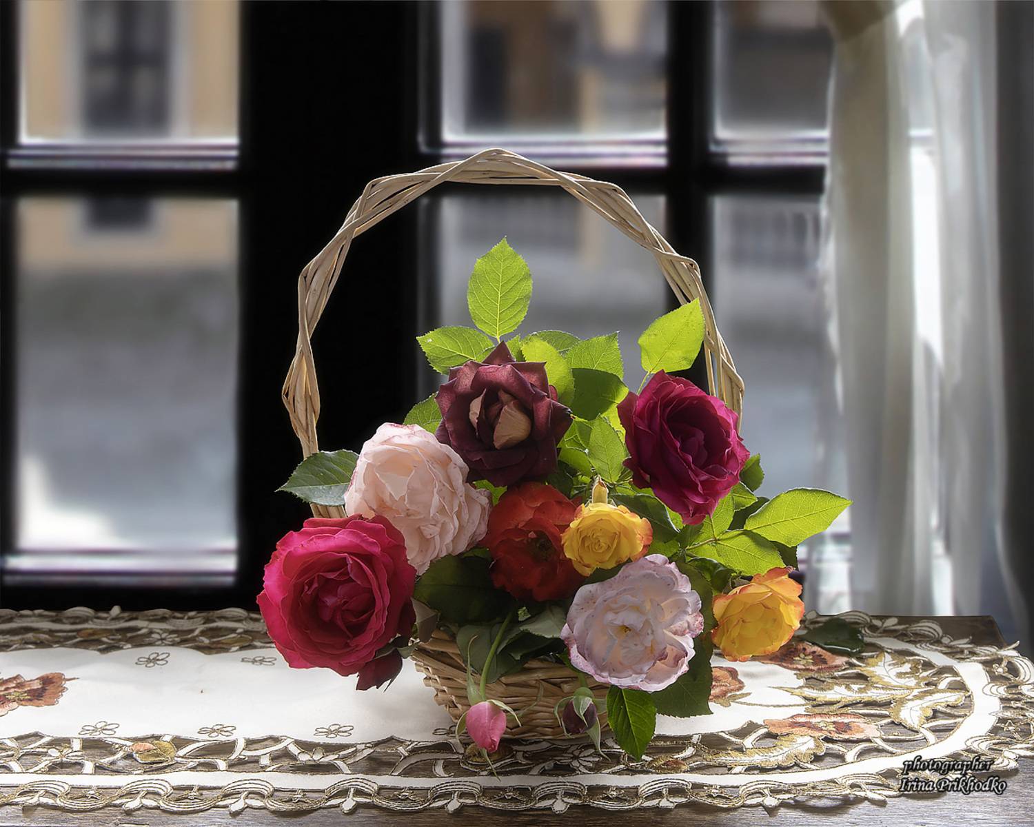 натюрморт, цветы, розы, , Приходько Ирина
