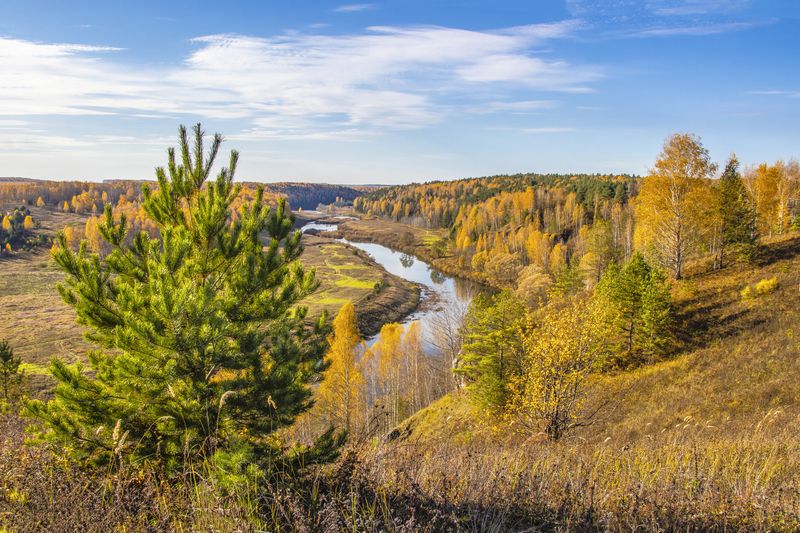 немда, осень, кировская область Осень фото превью