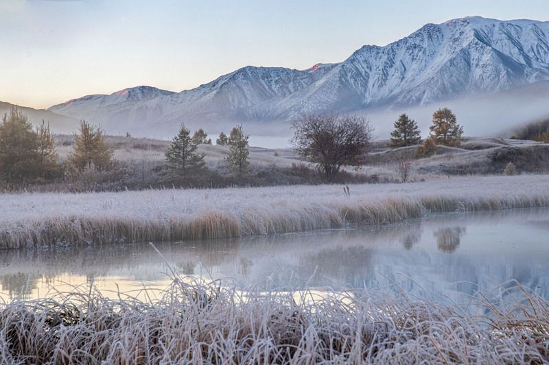 оз Джангысколь  Алтай Иней фото превью