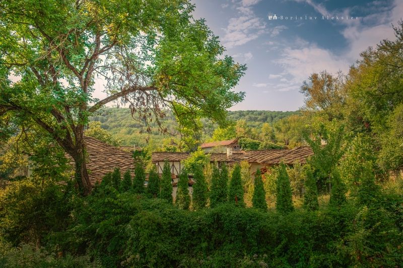 старо стефаново,българия,old,building,light,blue Старо Стефаново фото превью