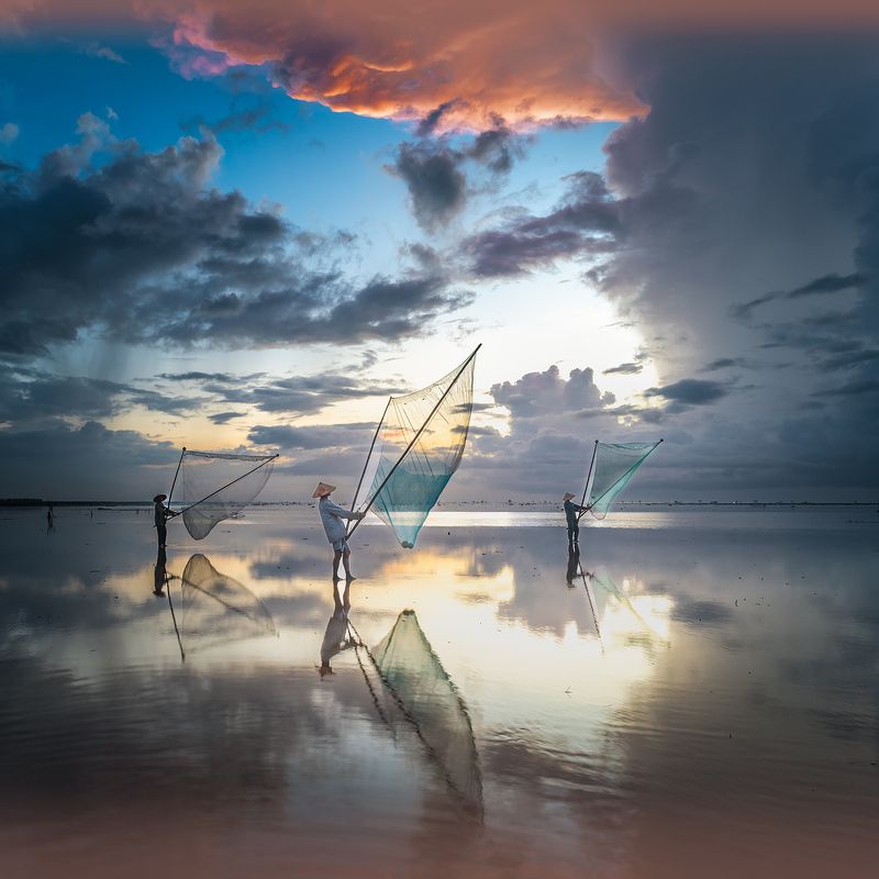 Vietnam. Fishermen-3 фото превью