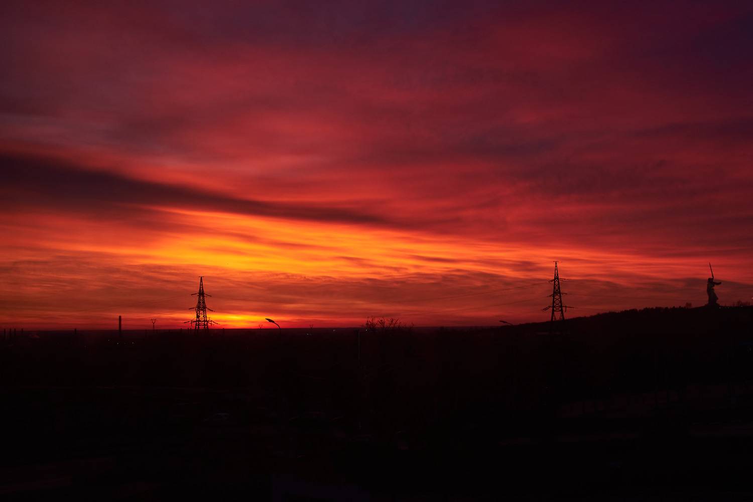 рассвет, мамаев курган, волгоград,, Павел Сторчилов