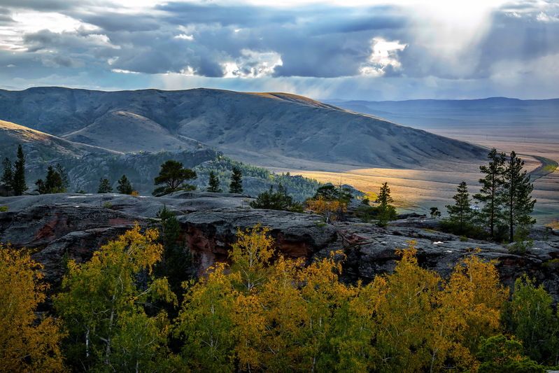 горы кент  каркаралинск Осень в горах фото превью