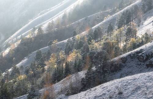 Осенне -зимний склон