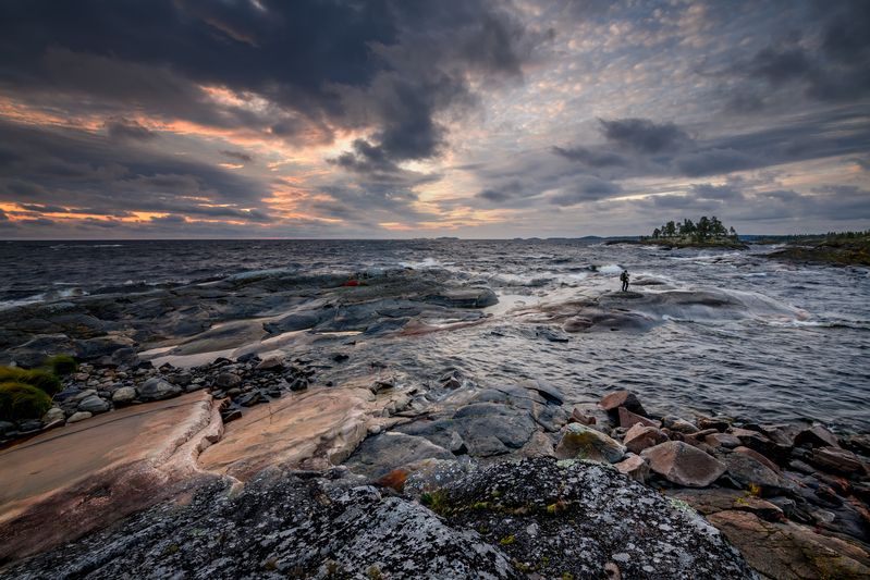 ладога В своей стихии.... фото превью