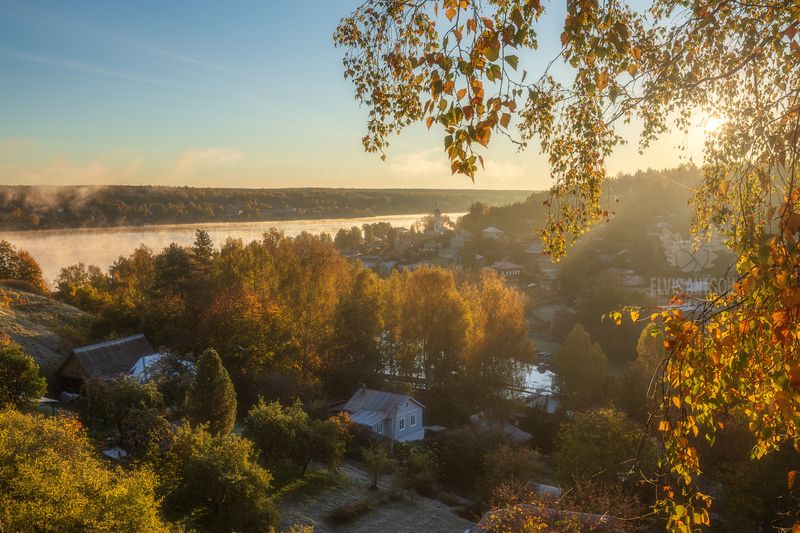Золотые моменты октябрьского утра. фото превью