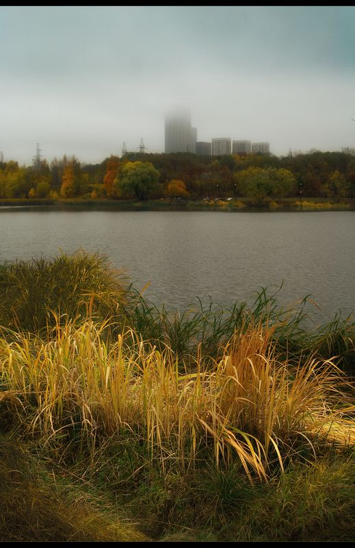 осень, октябрь, городские картинки, пейзаж, парк Октябрь фото превью