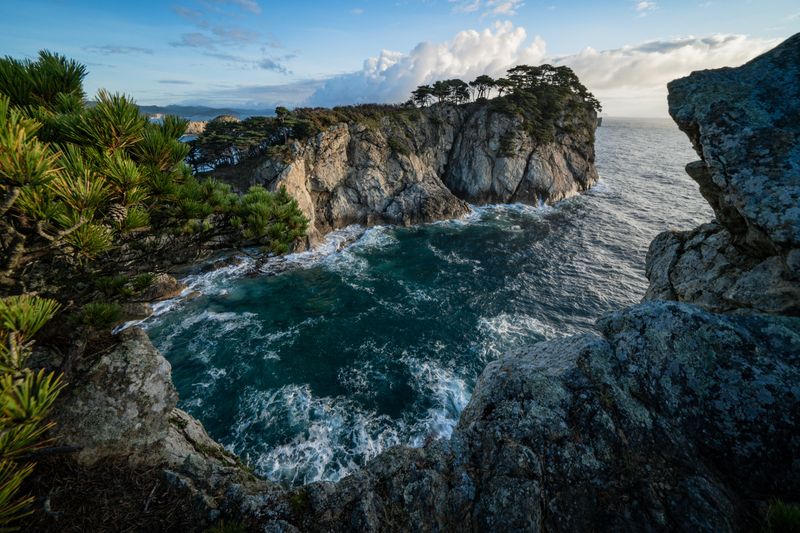 Россия, Приморский край, Японское море, полуостров Гамова, бухта Орлинка Природа Приморья фото превью