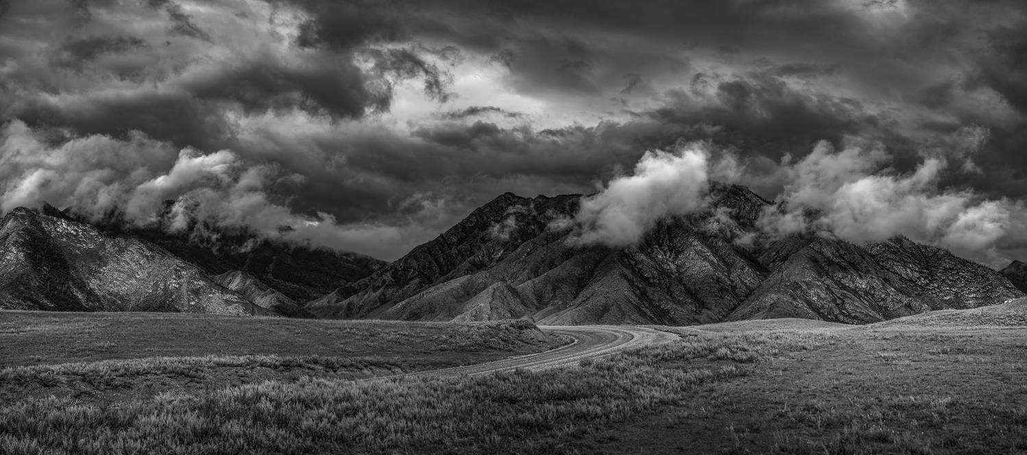 горы, облака, алтай, дорога, после, дождя, Игорь Токарев