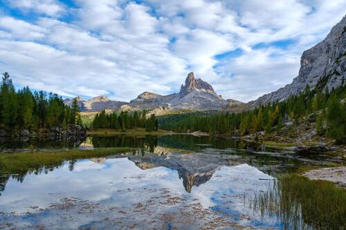осень встречает зимушку