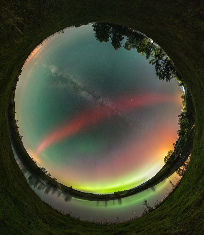 Сферическая панорама с SAR дугой фото превью