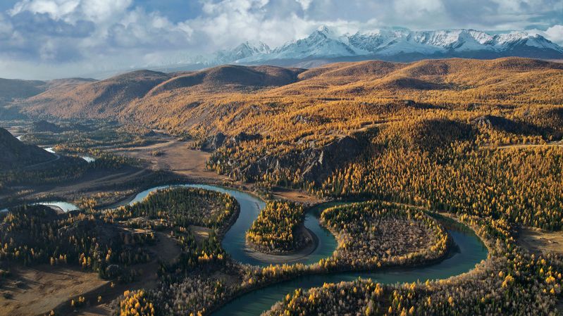Меандры, Чуя, Республика Алтай Чуйские меандры фото превью