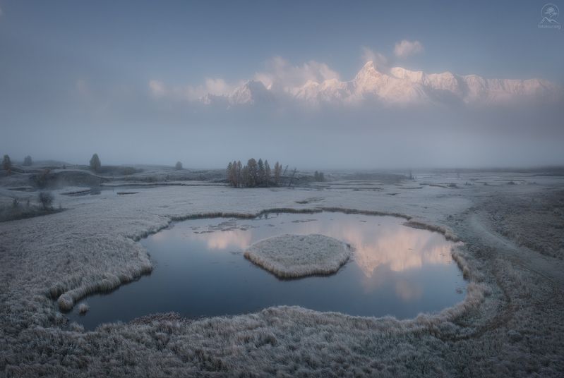 алтай, фототур по алтаю, осень, горы, горный алтай, республика алтай, джангысколь, ештыкель На утро был иней фото превью