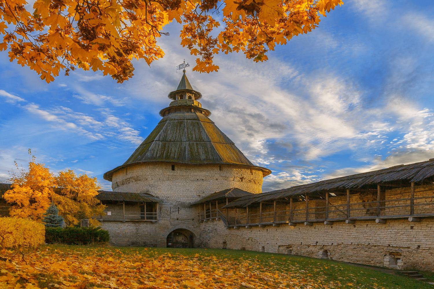 осень, небо, природа, архитектура, Liliya Semenova