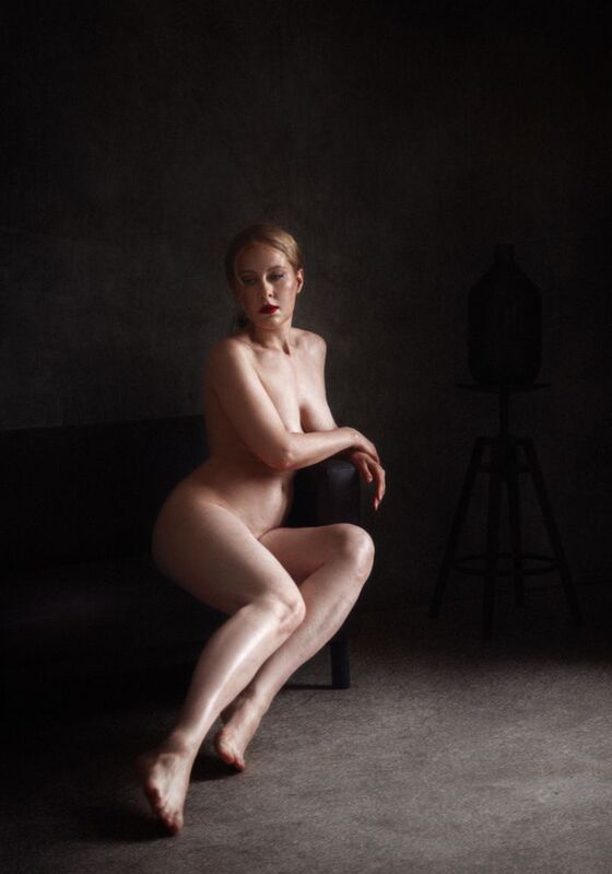 nude, model, art, erotic, glamour Seated nude фото превью