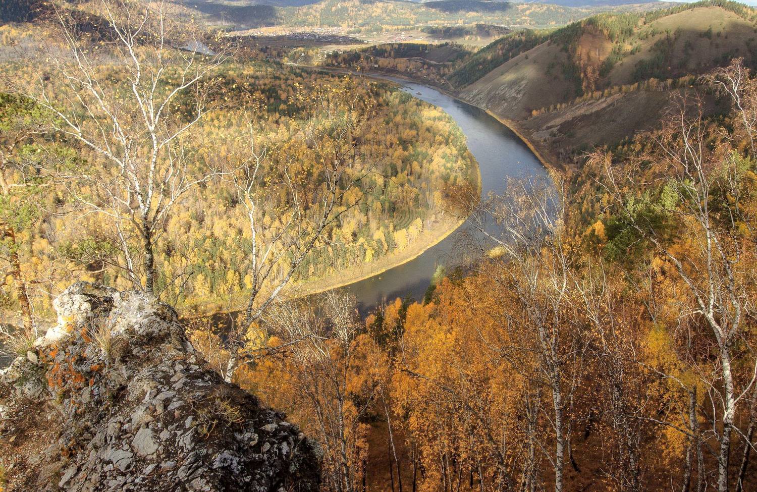 Мана, Манская петля, осень, Марина Фомина