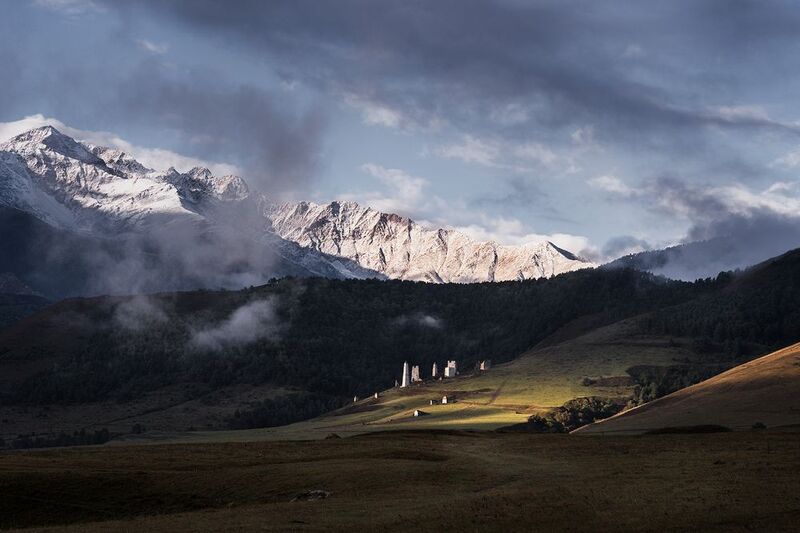 landscape, caucasus, mountines, ингушетия, пейзаж, горы, кавказ  фото превью