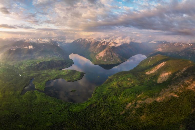 Панорама озера Фролиха. фото превью