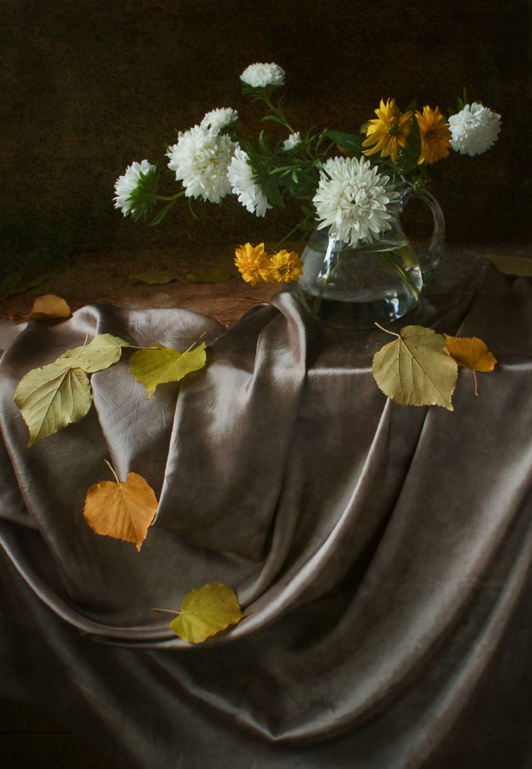 осень, вальс бостон, листья, Колеснева Елена