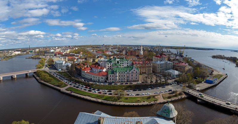 рф, ло, выборг Панорама старого Выборга фото превью