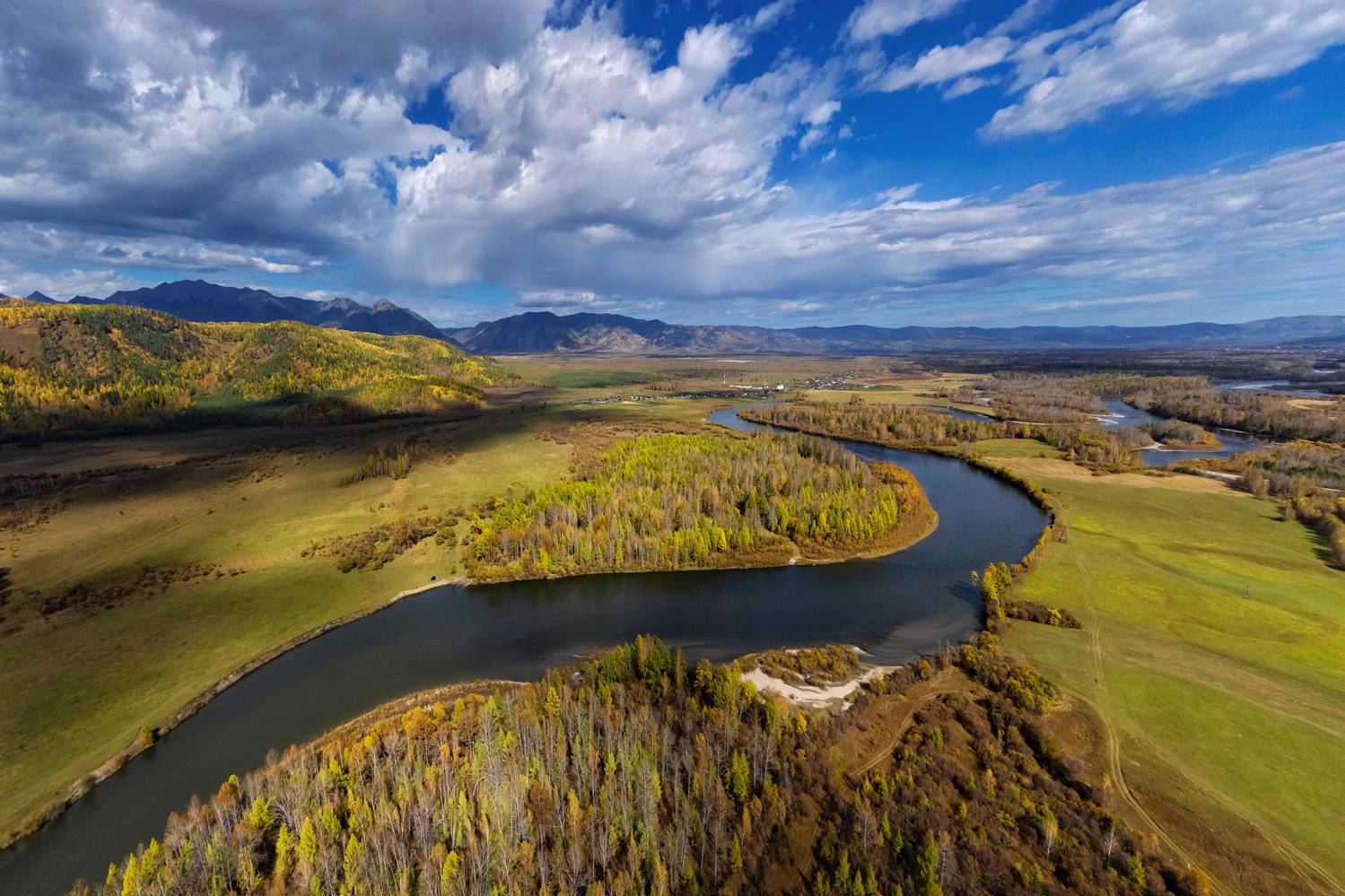 иркут, саяны, бурятия, золотая осень, Тильпунов Михаил