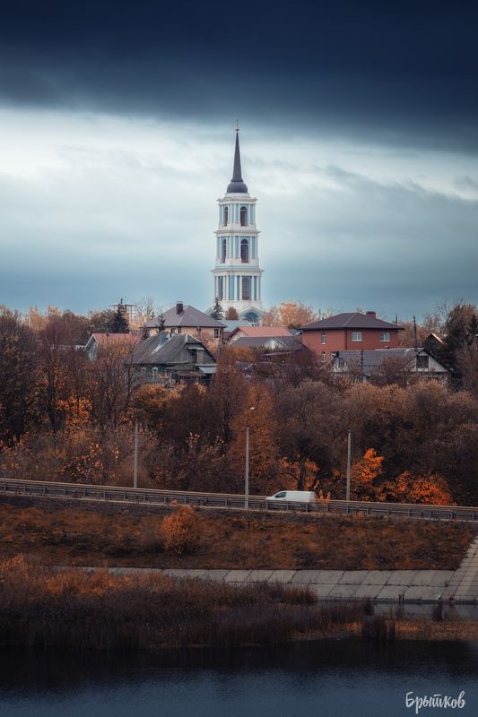Колокольня Николаевской церкви. Венев. фото превью