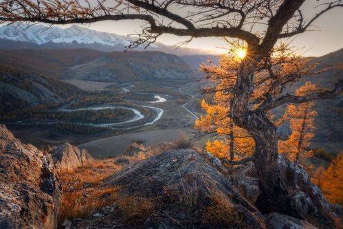 За минуту до заката