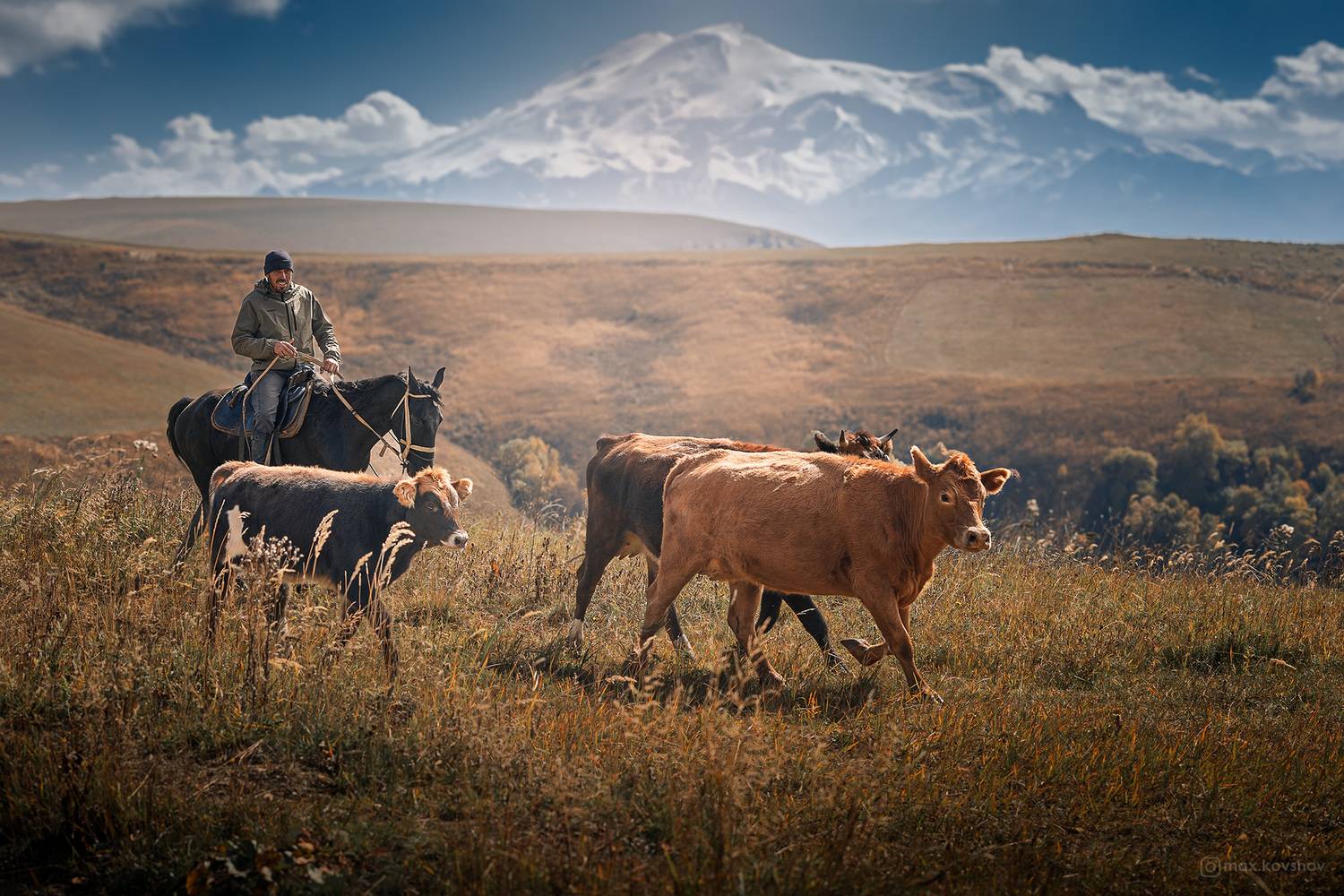 эльбрус, горы, кавказ, кчр, Макс Ковшов
