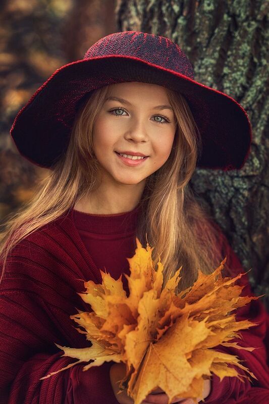 Осенний портрет фото превью