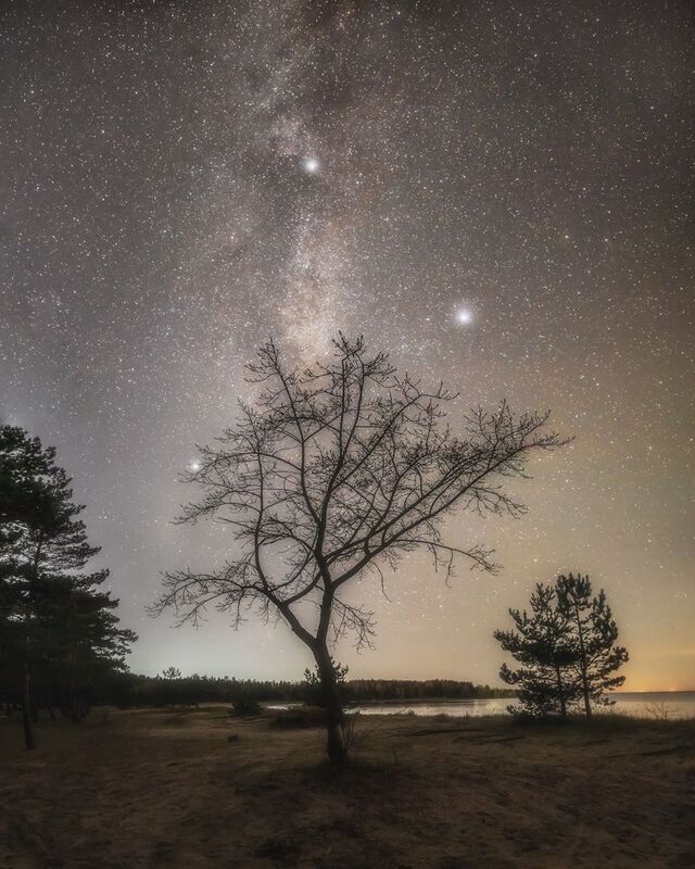 ночь, звёзды, космос *** фото превью