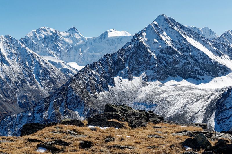 Вид на вершину г. Белуха фото превью