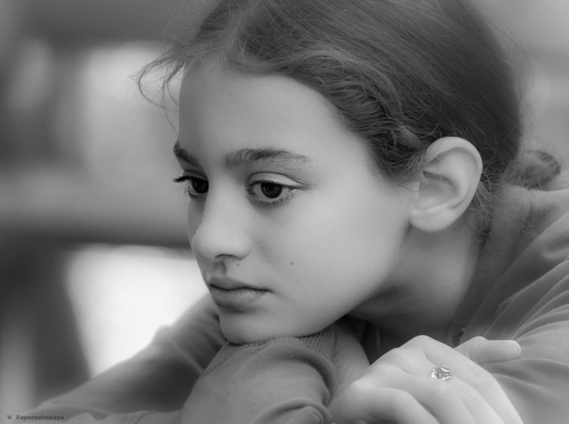 дети, детский портрет, монохром, эмоции Дети фото превью