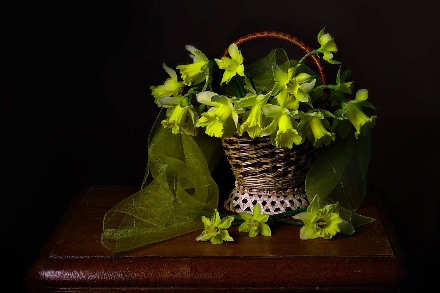 Весна, Нарциссы, Натюрморт, Вера Павлухина