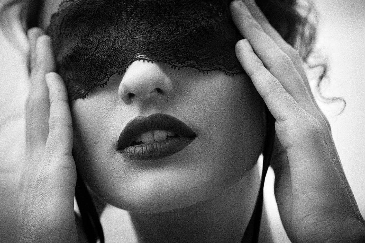 Black and white, Female, Film noir, Glamour, Model, Natural light, Portrait, Secret, Sensuality, Sexy, Woman, Lajos Cs&aacute;ki