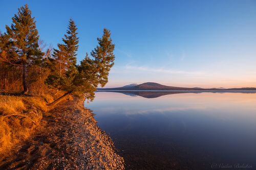 Закат на Зюраткуле