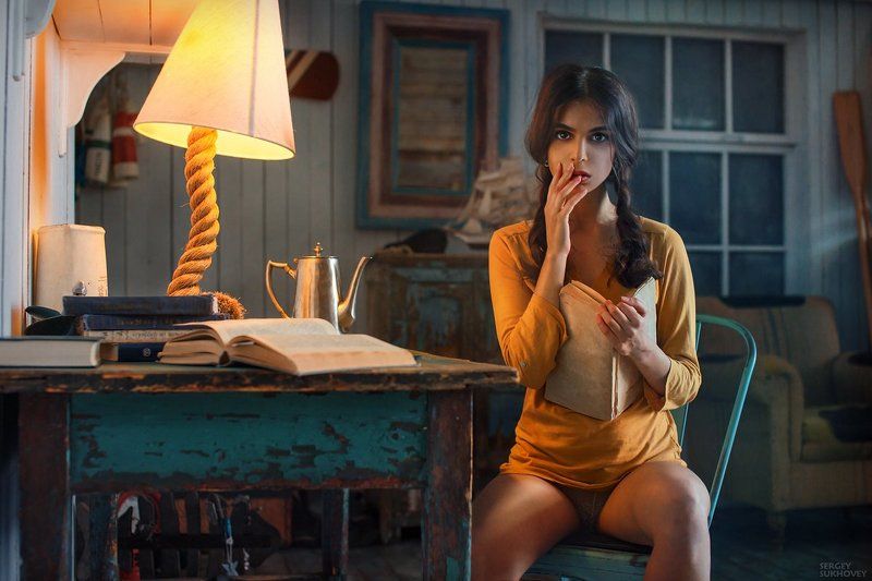 Библиотека, Дальние странствия, Классическая литература, Книга, Литература, Маяк, Море, Читать, Чтение Грезы дальних странствий фото превью