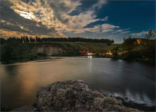 Загадочное Ишутино в лунном свете